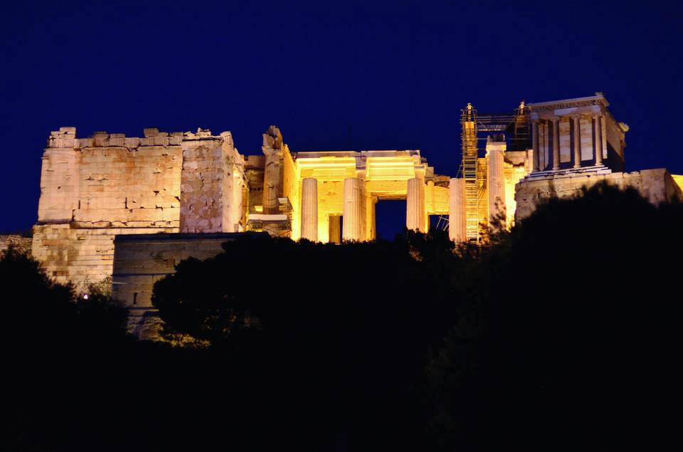 Athens by Night Acropolis The Erechtheion