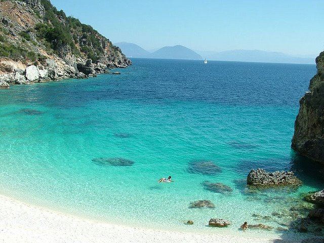 Lefkada Agiofili beach Greece